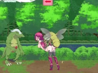 Guild meister &vert; szakasz 1 &vert; scarlet hajú szerető subdued által lizard szörnyek és főnök hogy kap neki punci megtöltött -val terhelések a elélvezés &vert; hentai játékok gameplay p1